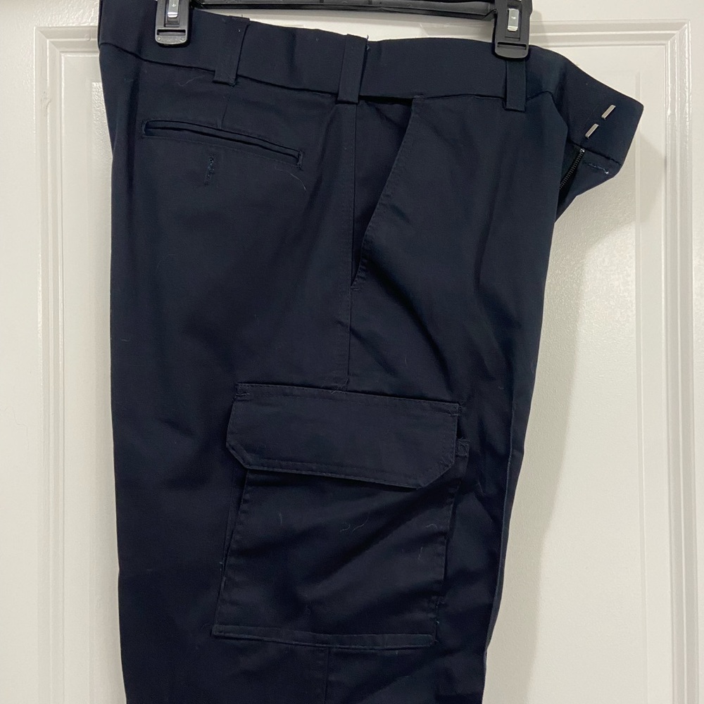 Navy blue cargo work pants